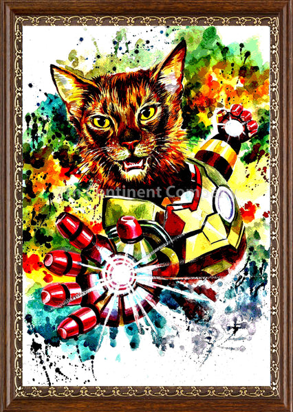 Iron Man Cat Art at 7th-continent-company.com - 7 CONTINENT COMPANY Sp. z o.o.