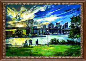 Brooklyn Bridge. Sunset at 7th-continent-company.com - 7 CONTINENT COMPANY Sp. z o.o.