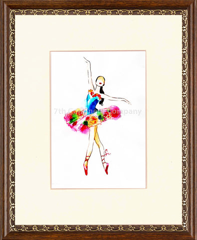 Ballerina. Watercolor at 7th-continent-company.com - 7 CONTINENT COMPANY Sp. z o.o.