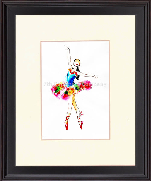 Ballerina. Watercolor at 7th-continent-company.com - 7 CONTINENT COMPANY Sp. z o.o.