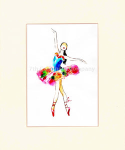 Ballerina. Watercolor at 7th-continent-company.com - 7 CONTINENT COMPANY Sp. z o.o.