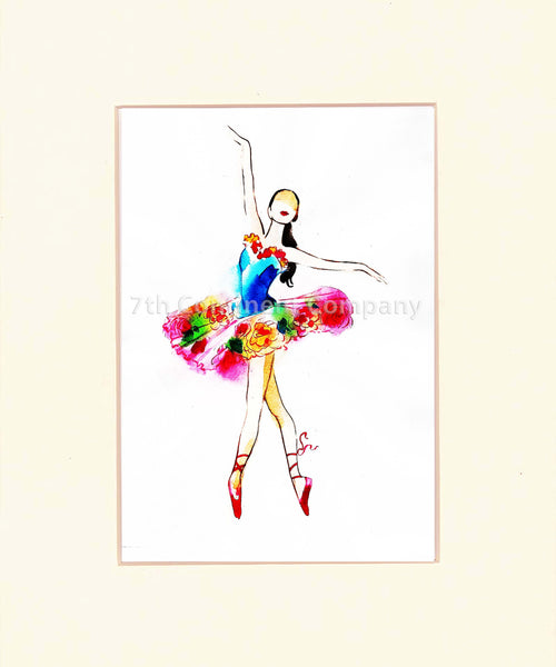 Ballerina. Watercolor at 7th-continent-company.com - 7 CONTINENT COMPANY Sp. z o.o.