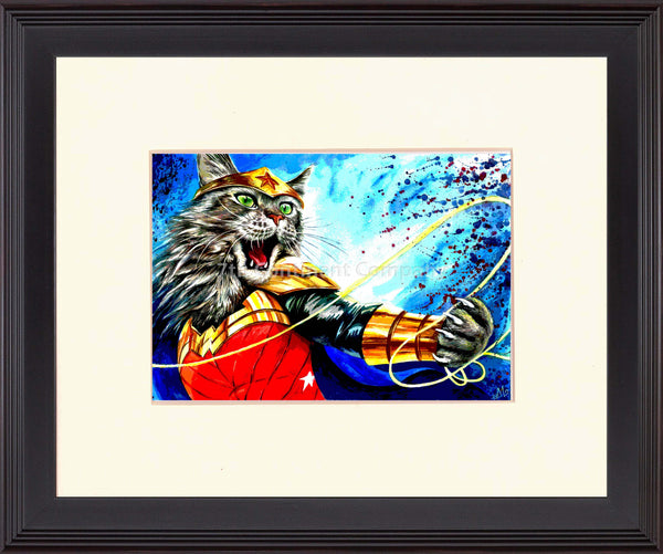 Wonder Woman Cat Art at 7th-continent-company.com - 7 CONTINENT COMPANY Sp. z o.o.