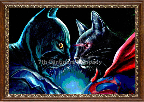Batman Cat VS Superman Cat at 7th-continent-company.com - 7 CONTINENT COMPANY Sp. z o.o.
