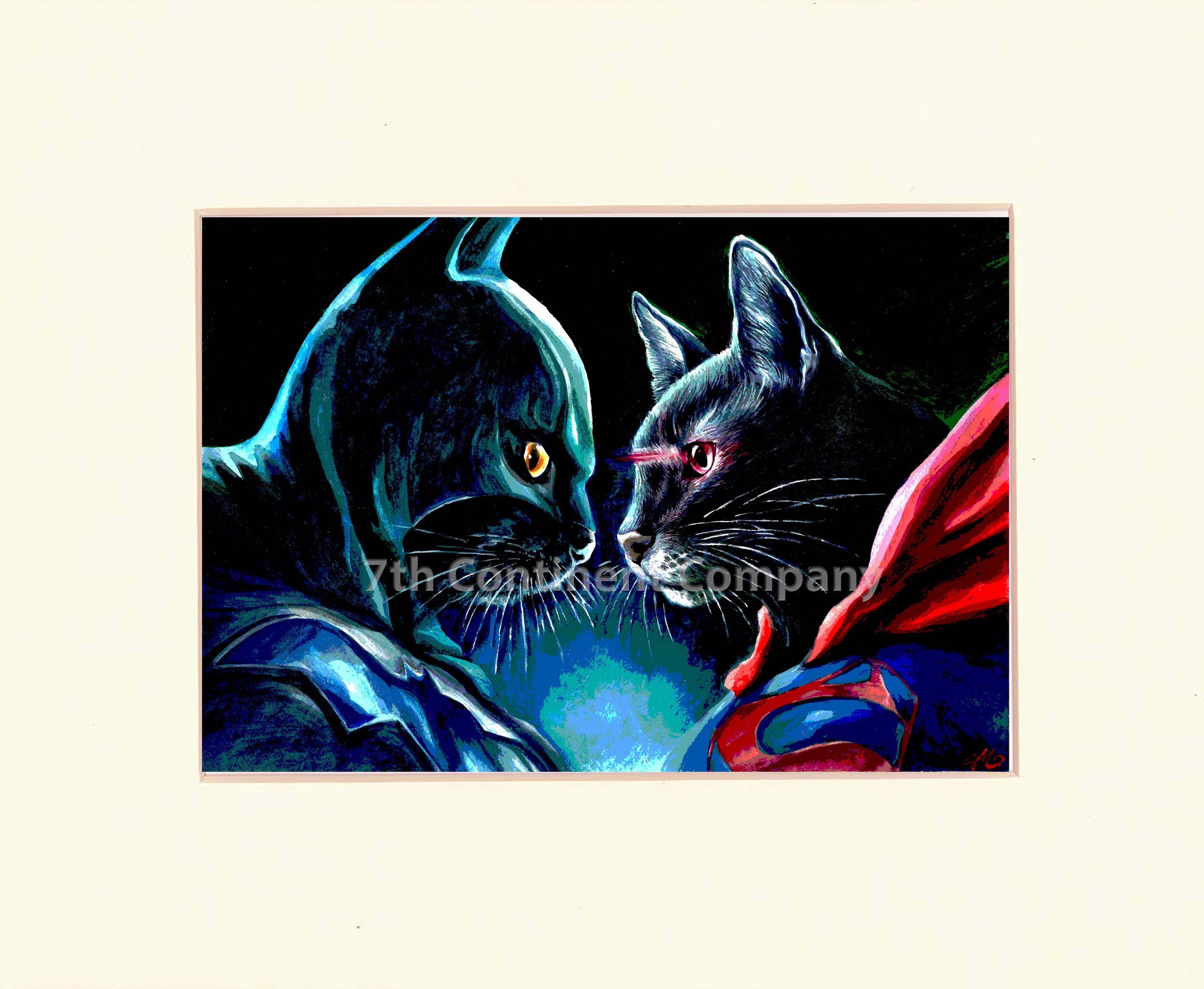 Batman Cat VS Superman Cat at 7th-continent-company.com - 7 CONTINENT COMPANY Sp. z o.o.