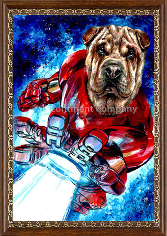 Iron Man Dog Art at 7th-continent-company.com - 7 CONTINENT COMPANY Sp. z o.o.