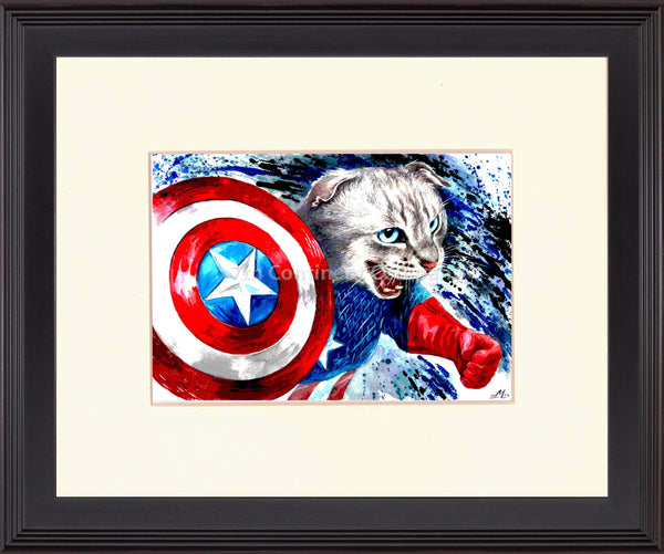 Captain America Cat Art at 7th-continent-company.com - 7 CONTINENT COMPANY Sp. z o.o.