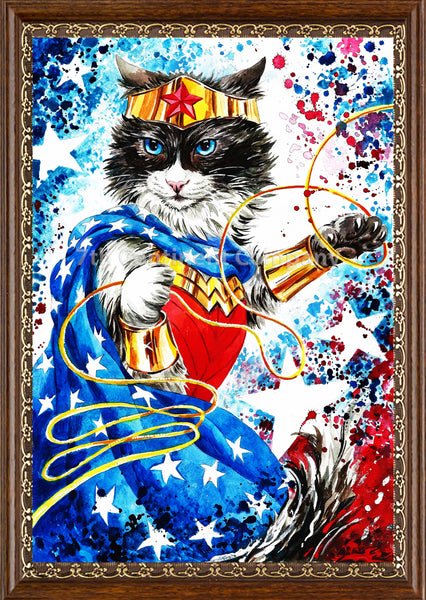 Wonder Woman Cat at 7th-continent-company.com - 7 CONTINENT COMPANY Sp. z o.o.