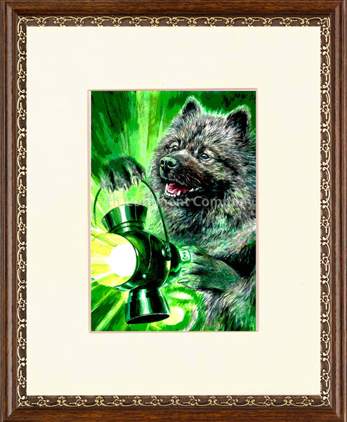 Green Lantern Dog Art at 7th-continent-company.com - 7 CONTINENT COMPANY Sp. z o.o.