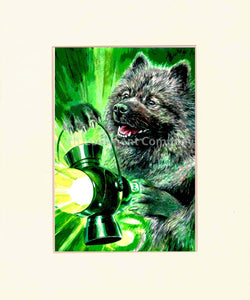 Green Lantern Dog Art at 7th-continent-company.com - 7 CONTINENT COMPANY Sp. z o.o.