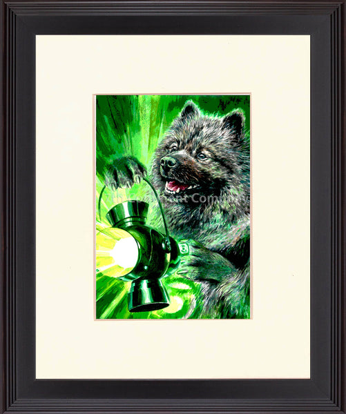 Green Lantern Dog Art at 7th-continent-company.com - 7 CONTINENT COMPANY Sp. z o.o.