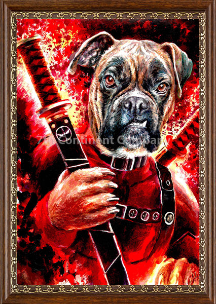 Deadpool Dog Art at 7th-continent-company.com - 7 CONTINENT COMPANY Sp. z o.o.
