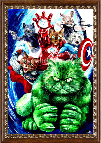 Avengers Cats Art at 7th-continent-company.com - 7 CONTINENT COMPANY Sp. z o.o.