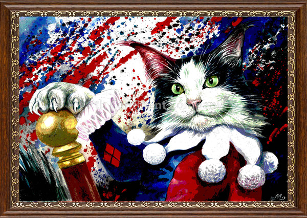 Harley Quinn Cat Art at 7th-continent-company.com - 7 CONTINENT COMPANY Sp. z o.o.