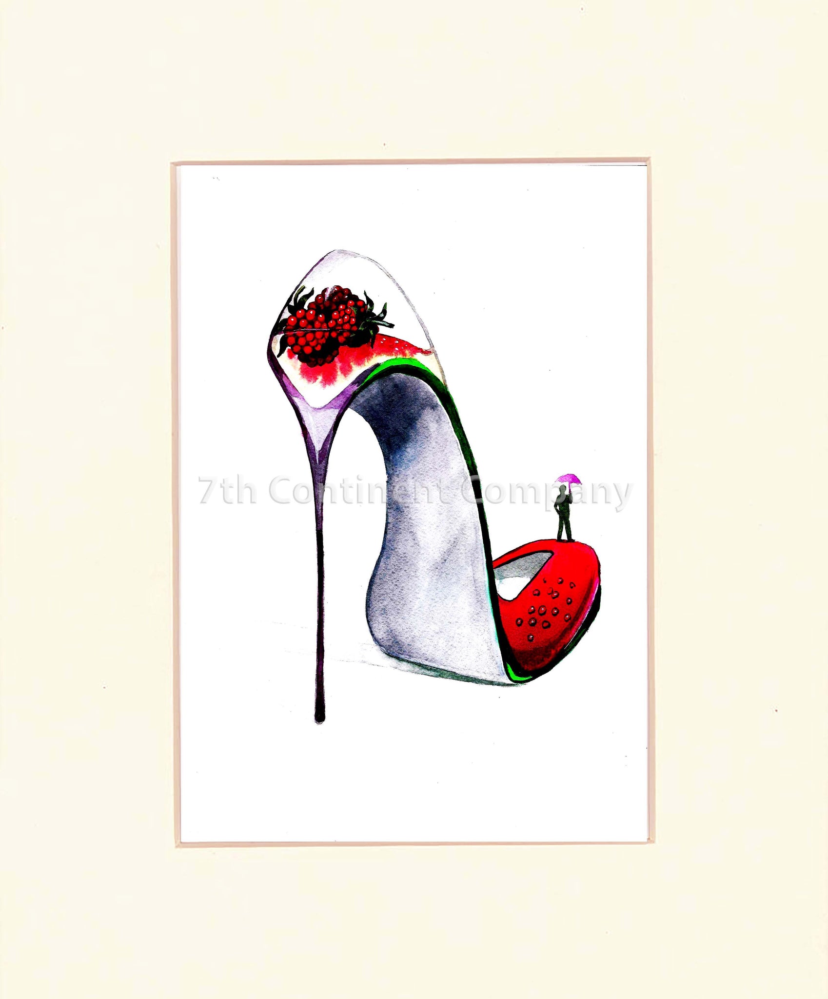 Cocktail Shoe. Raspberry at 7th-continent-company.com - 7 CONTINENT COMPANY Sp. z o.o.