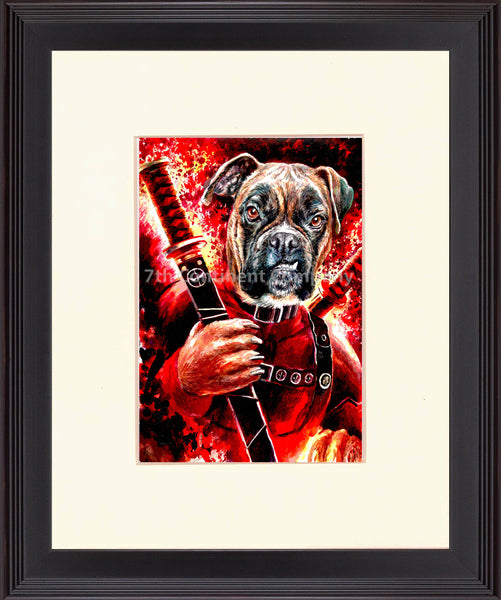 Deadpool Dog Art at 7th-continent-company.com - 7 CONTINENT COMPANY Sp. z o.o.