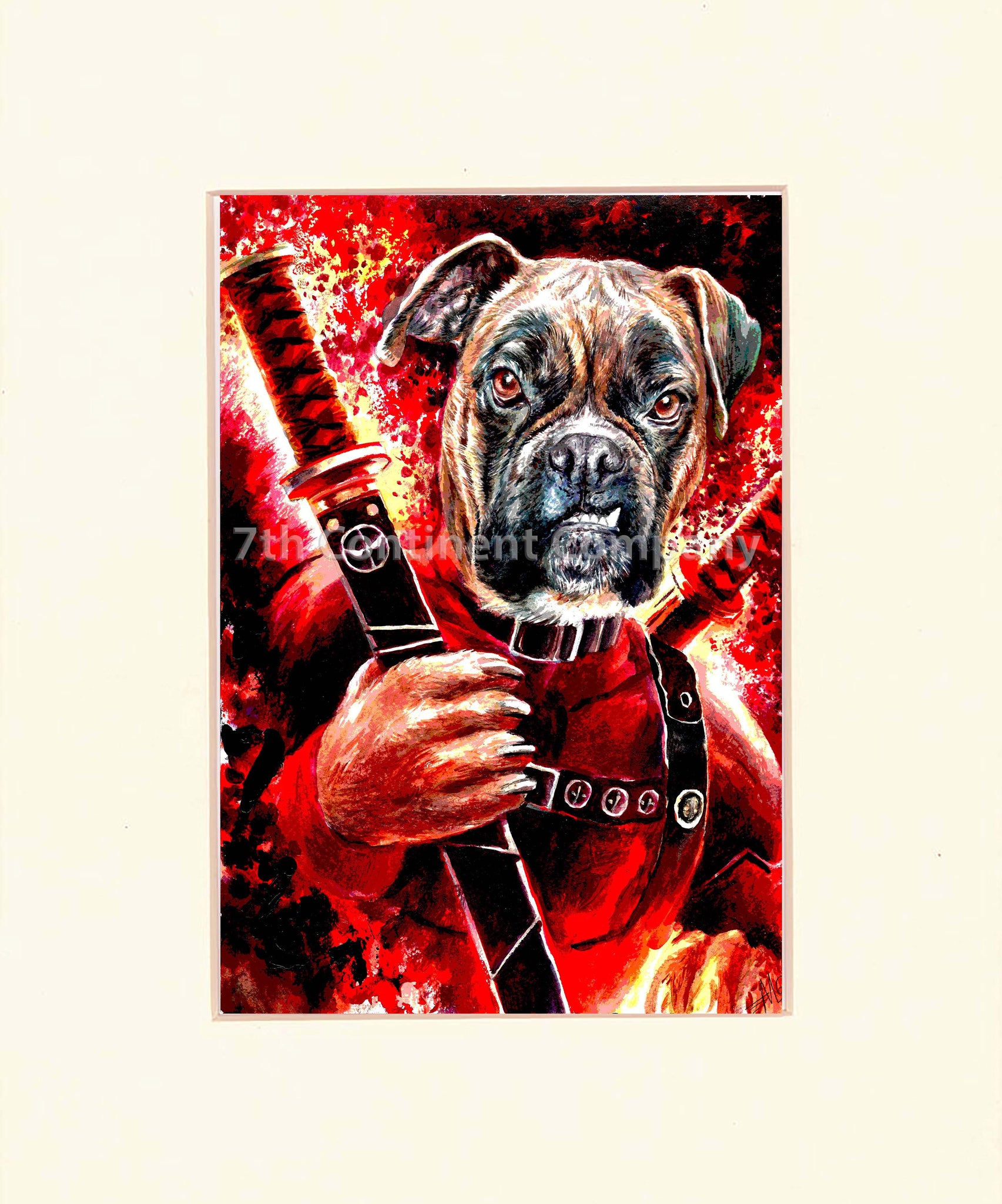 Deadpool Dog Art at 7th-continent-company.com - 7 CONTINENT COMPANY Sp. z o.o.