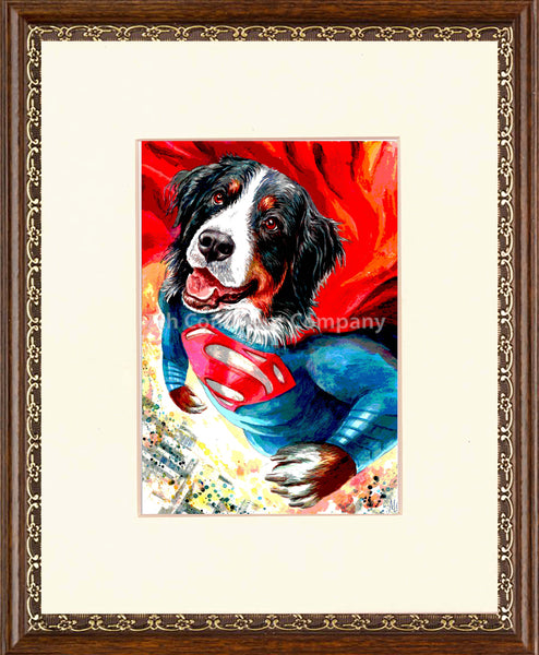 Superman Dog Art at 7th-continent-company.com - 7 CONTINENT COMPANY Sp. z o.o.