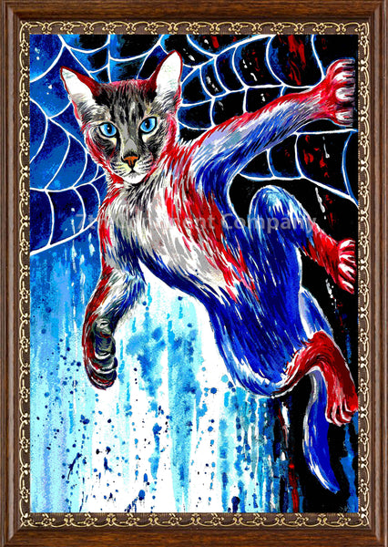Spiderman Cat Art at 7th-continent-company.com - 7 CONTINENT COMPANY Sp. z o.o.